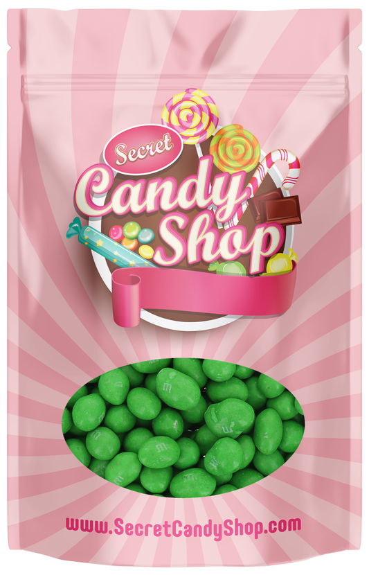 M&M Peanut Chocolate Covered Candy Bulk (Unwrapped) In One Color