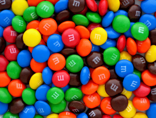 M&M Milk Chocolate Candy Bulk (Unwrapped) In Resealable Bag Bulk