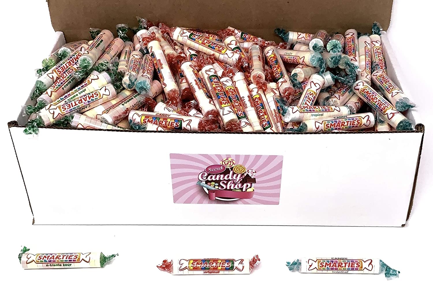 Smarties Candy Bulk Variety Pack of 3 flavors (Original, Tropical, XT