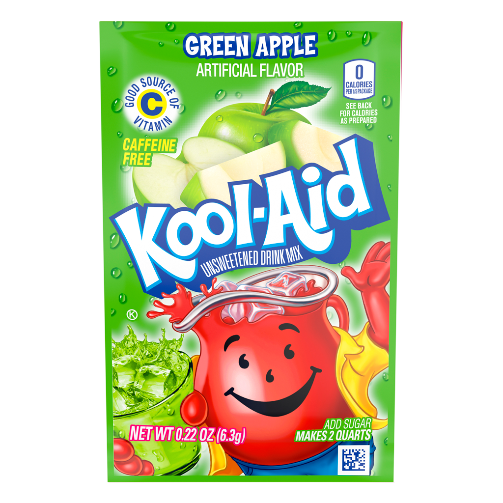 KoolAid Drink Mix Green Apple Secret Candy Shop