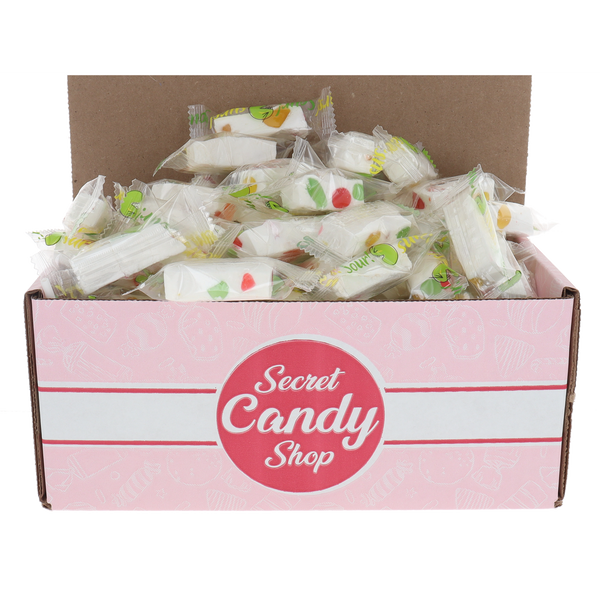 SECRET CANDY SHOP Jujube Nougats Soft Chewy Fruit Candy Bulk in Box (Sour)