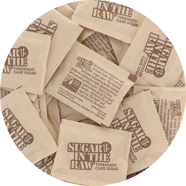 Sugar In The Raw - Natural Cane Sugar Packets 4.5 Gram