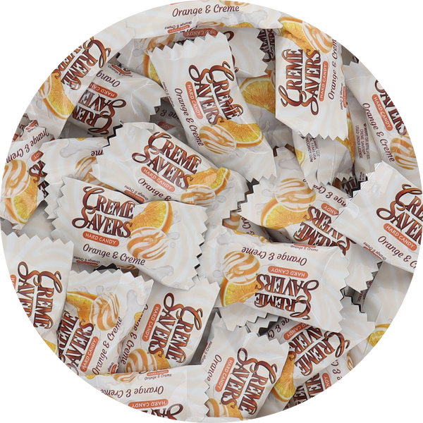 Creme Savers Hard Candy - Orange & Creme (Individually Wrapped)