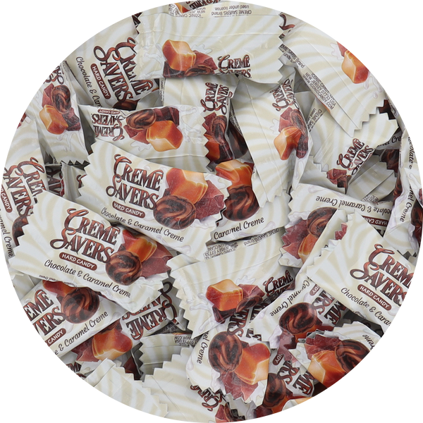 Creme Savers Hard Candy - Chocolate & Caramel Creme (Individually Wrapped)