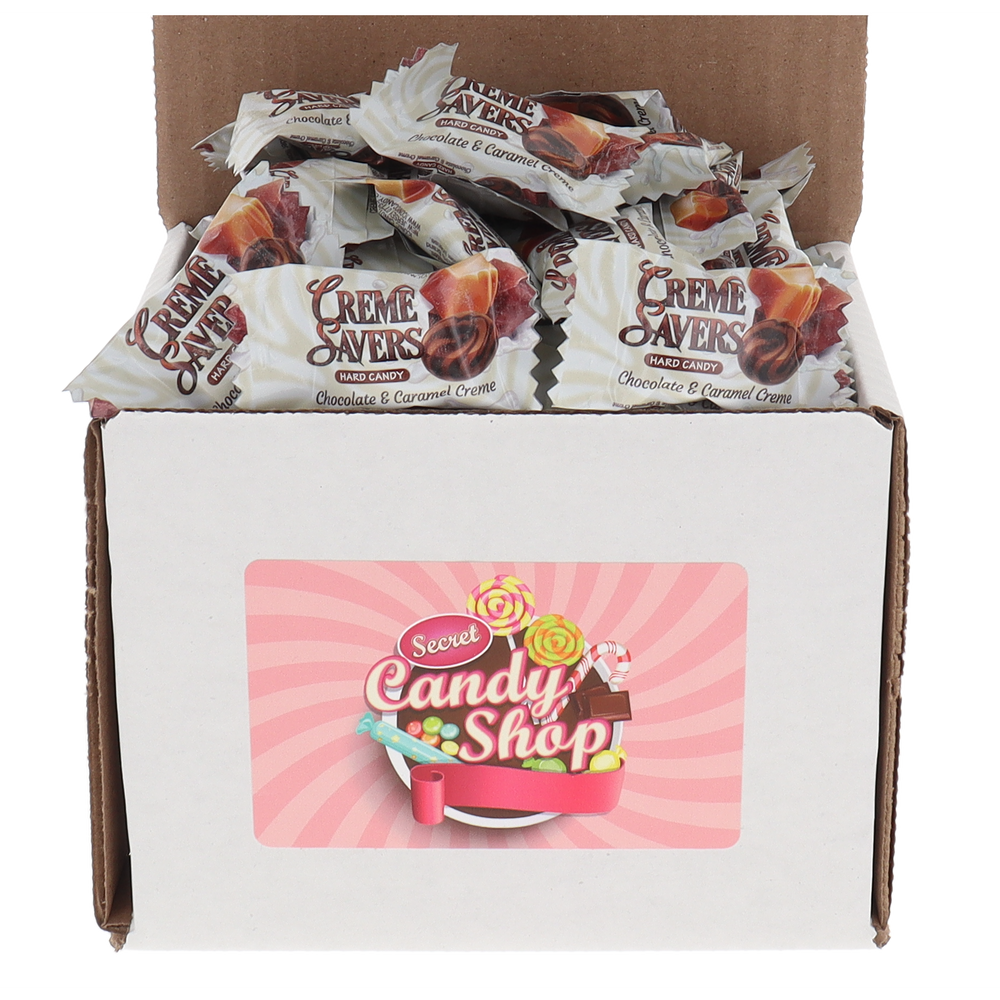 Creme Savers Hard Candy - Chocolate & Caramel Creme (Individually Wrapped)