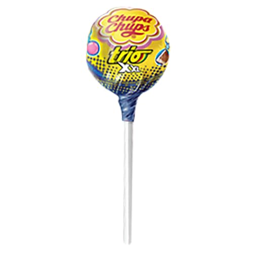 Chupa Chups XXL Trio Lollipops With Gum - Lemon Cola