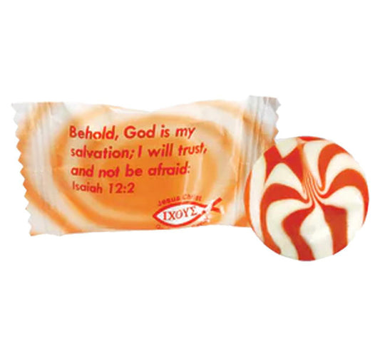 Scripture Candy - Orange & Cream Hard Candy (Individually Wrapped)