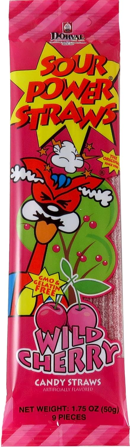 Sour Power Straws Individual Flavors Pack of 1