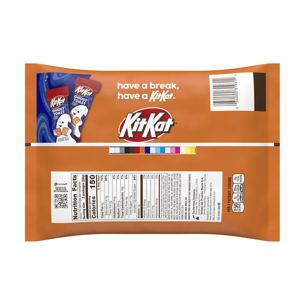 Halloween Kit Kat Ghost Toast Snack Size Bar .49 oz