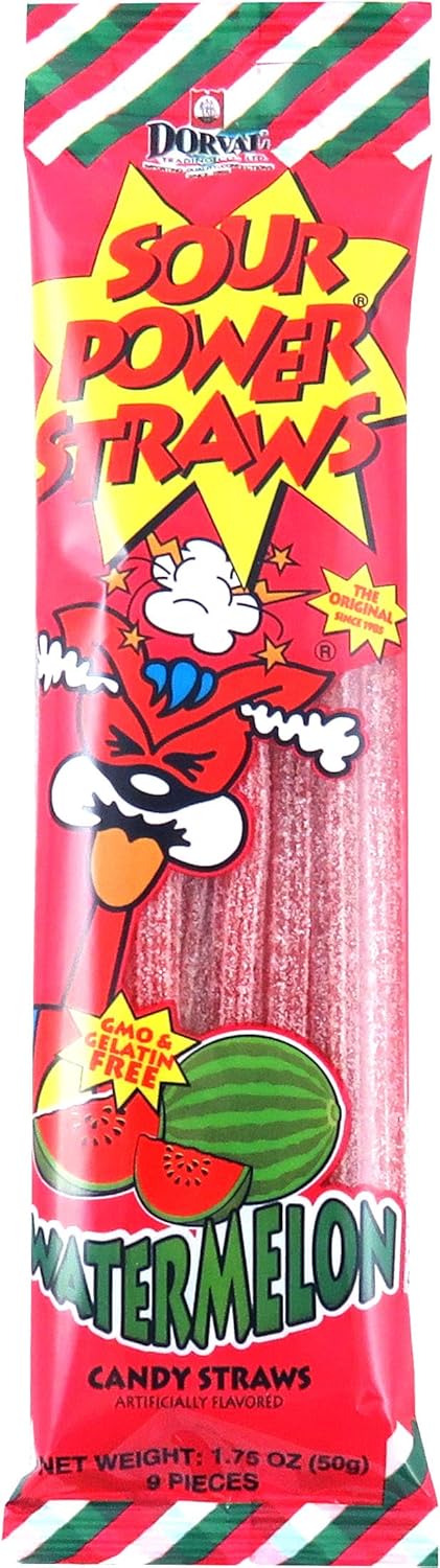 Sour Power Straws Individual Flavors Pack of 1