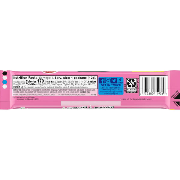 Laffy Taffy Stretchy & Tangy 1.5 oz Bars