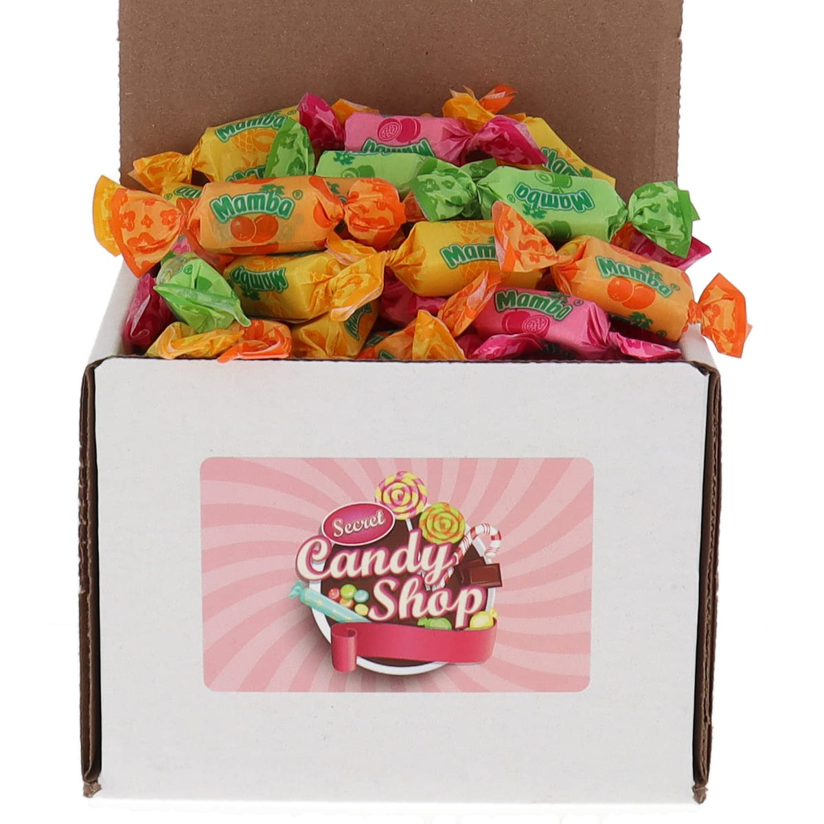 Mamba Fruit Chews Candy Assorted 9 Flavors (Orange, Raspberry, Strawbe