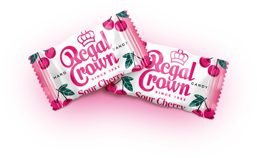 Regal Crown (Individually Wrapped) Sour Cherry Hard Candy