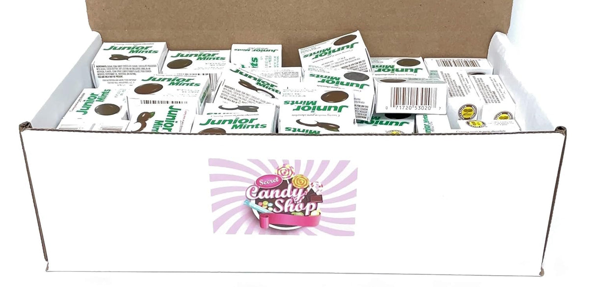 Lemon Raspberry Mints Box Junior Mints Chocolate Candy Mini Boxes