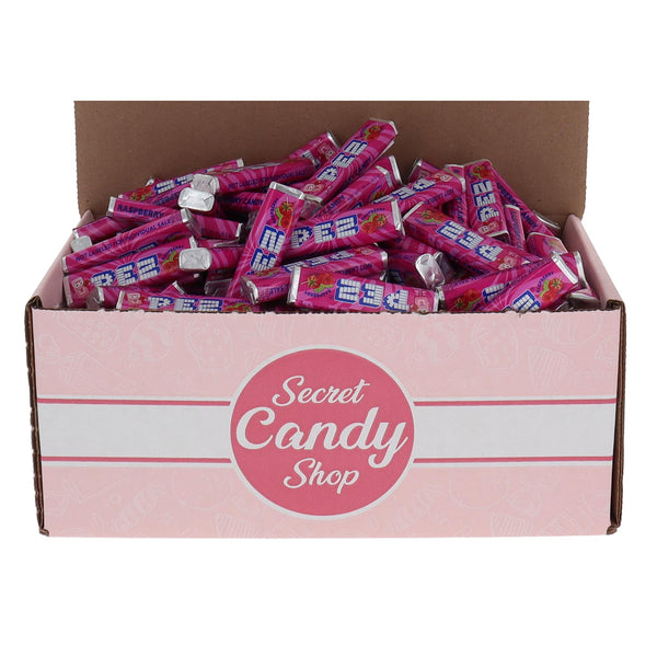 PEZ Candy Refill Candies Bulk in Box (Individually Wrapped) (Red Raspberry)