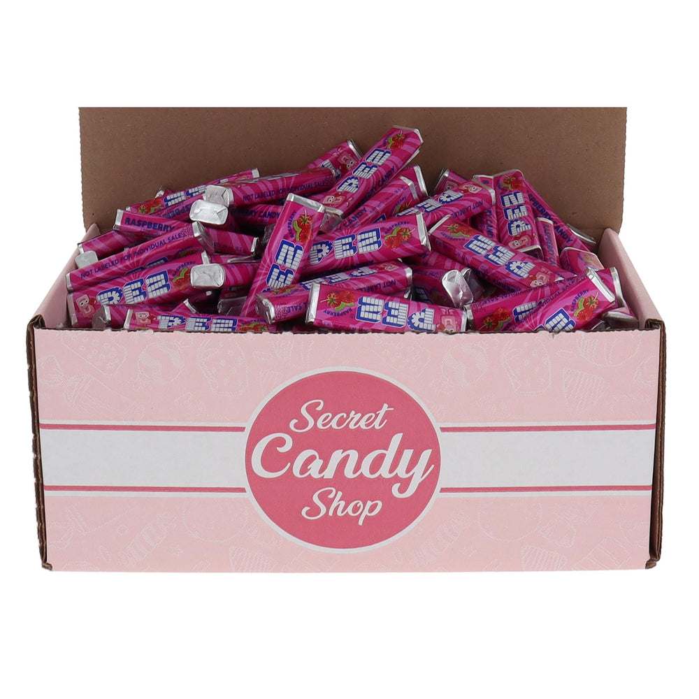 PEZ Candy Refill Candies Bulk in Box (Individually Wrapped) (Red Raspberry)