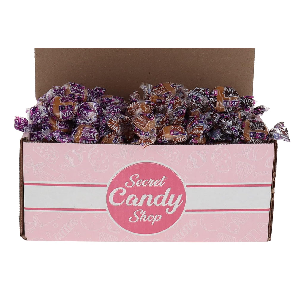 Nips Hard Candy Bulk in Box (Assorted) (Mix of Caramel, and Coffee)