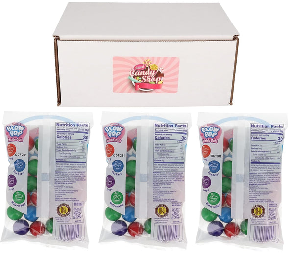 Charms Blow Pop Inside Outs Gum Lollipop in Reverse