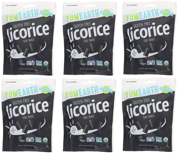 YumEarth Organic Black Licorice 5oz
