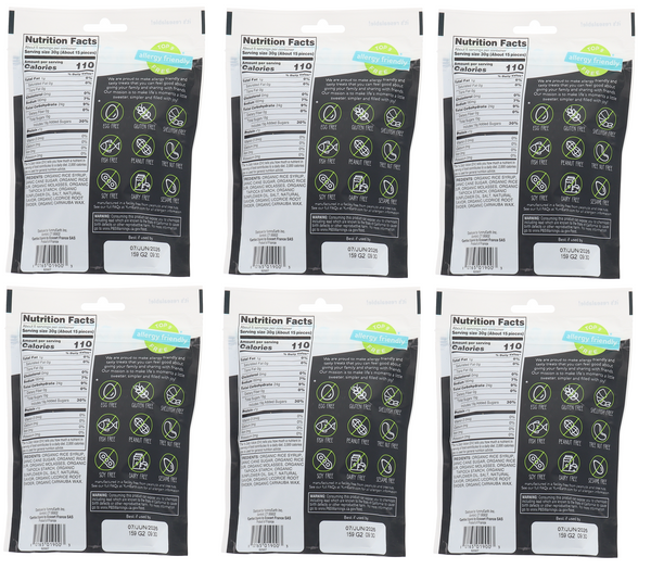 YumEarth Organic Black Licorice 5oz