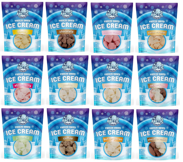 Arctic Farms- Freeze Dried Ice Cream Bundle (1oz Bags)