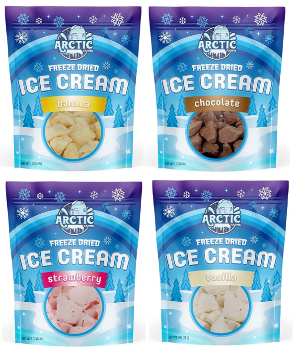 Arctic Farms- Freeze Dried Ice Cream Bundle (1oz Bags)