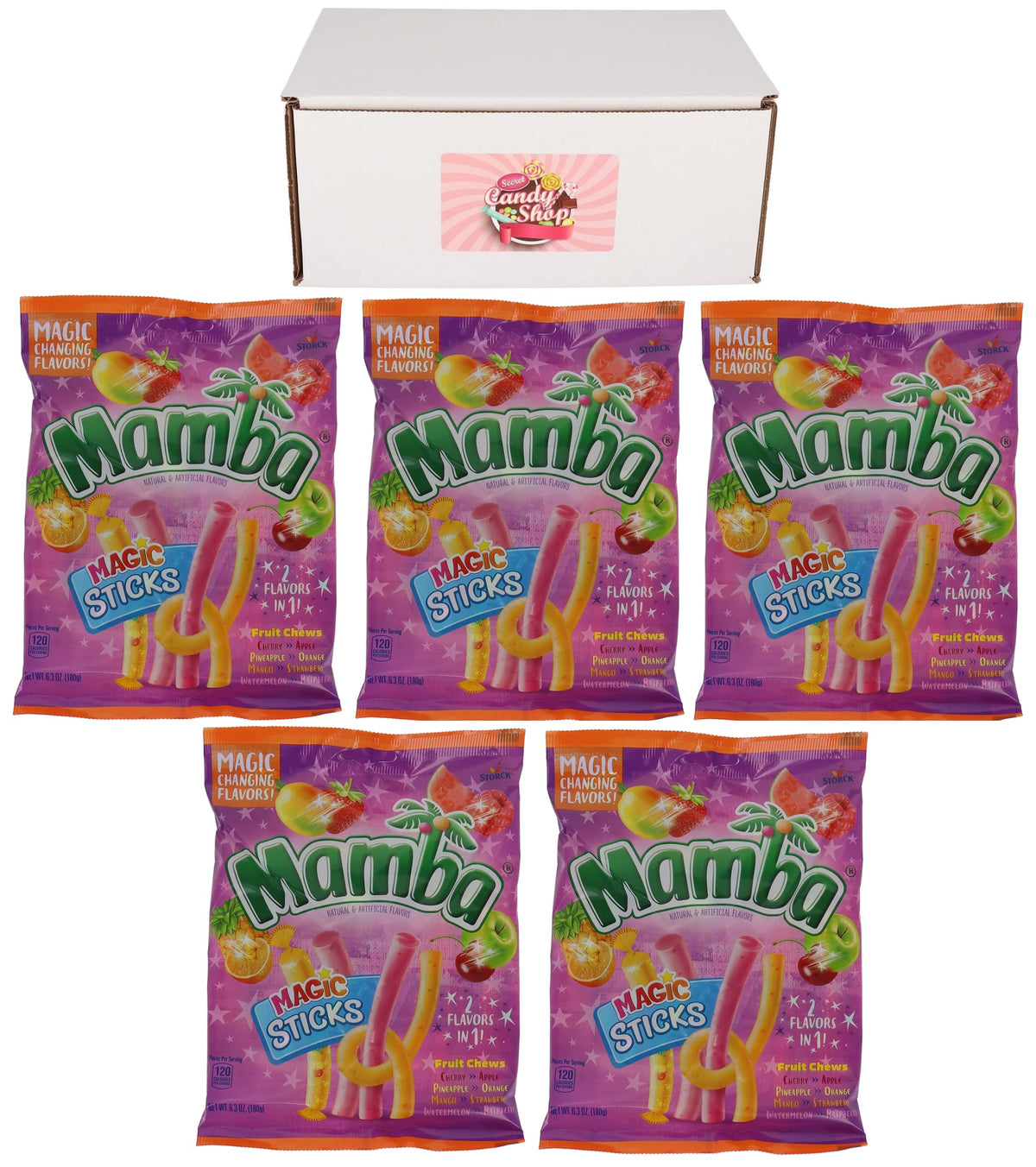 Mamba Fruit Chews Magic Sticks Candy