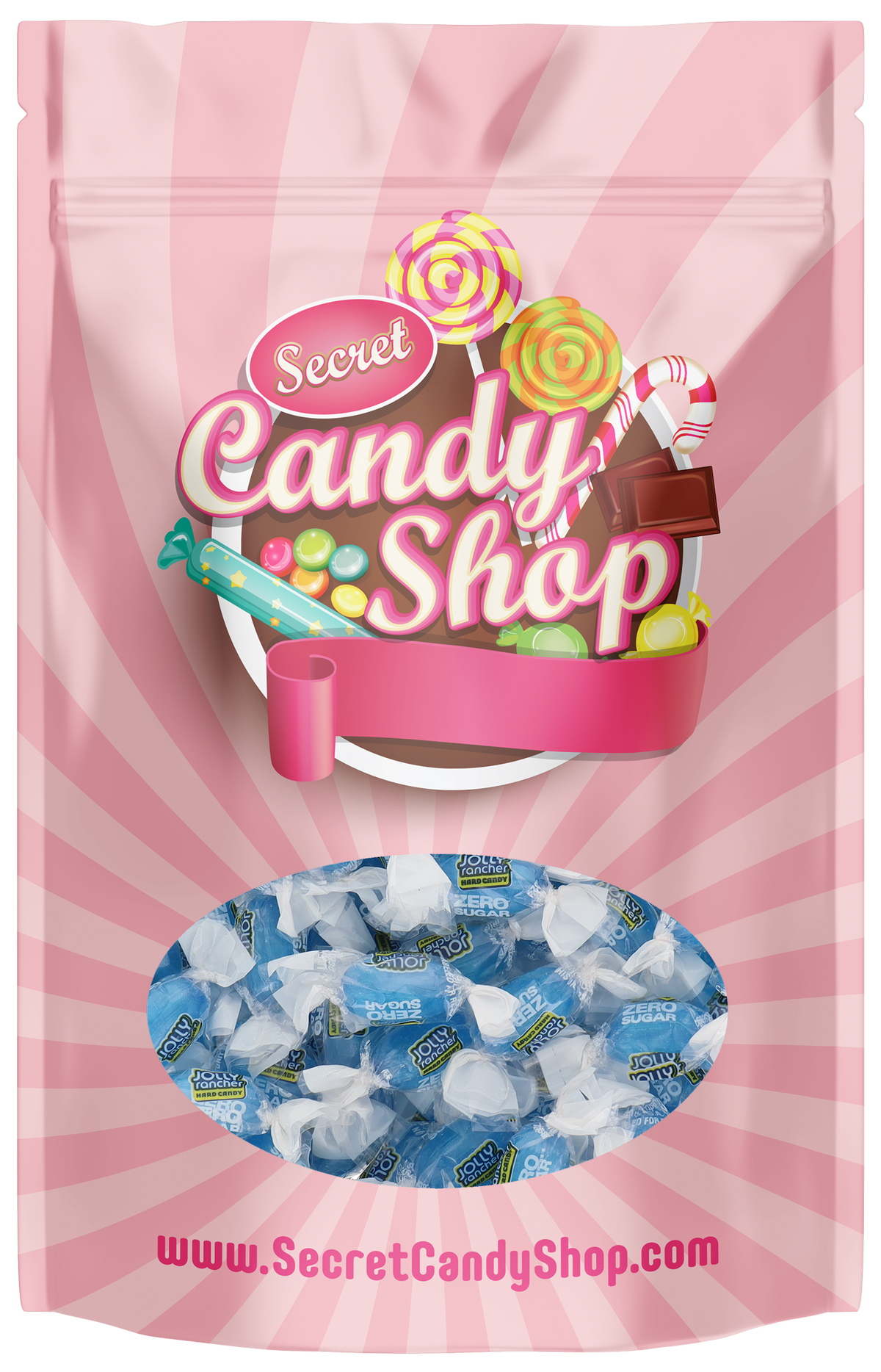 Jolly Rancher Zero Sugar Hard Candy - Blue Raspberry (Sugar Free)