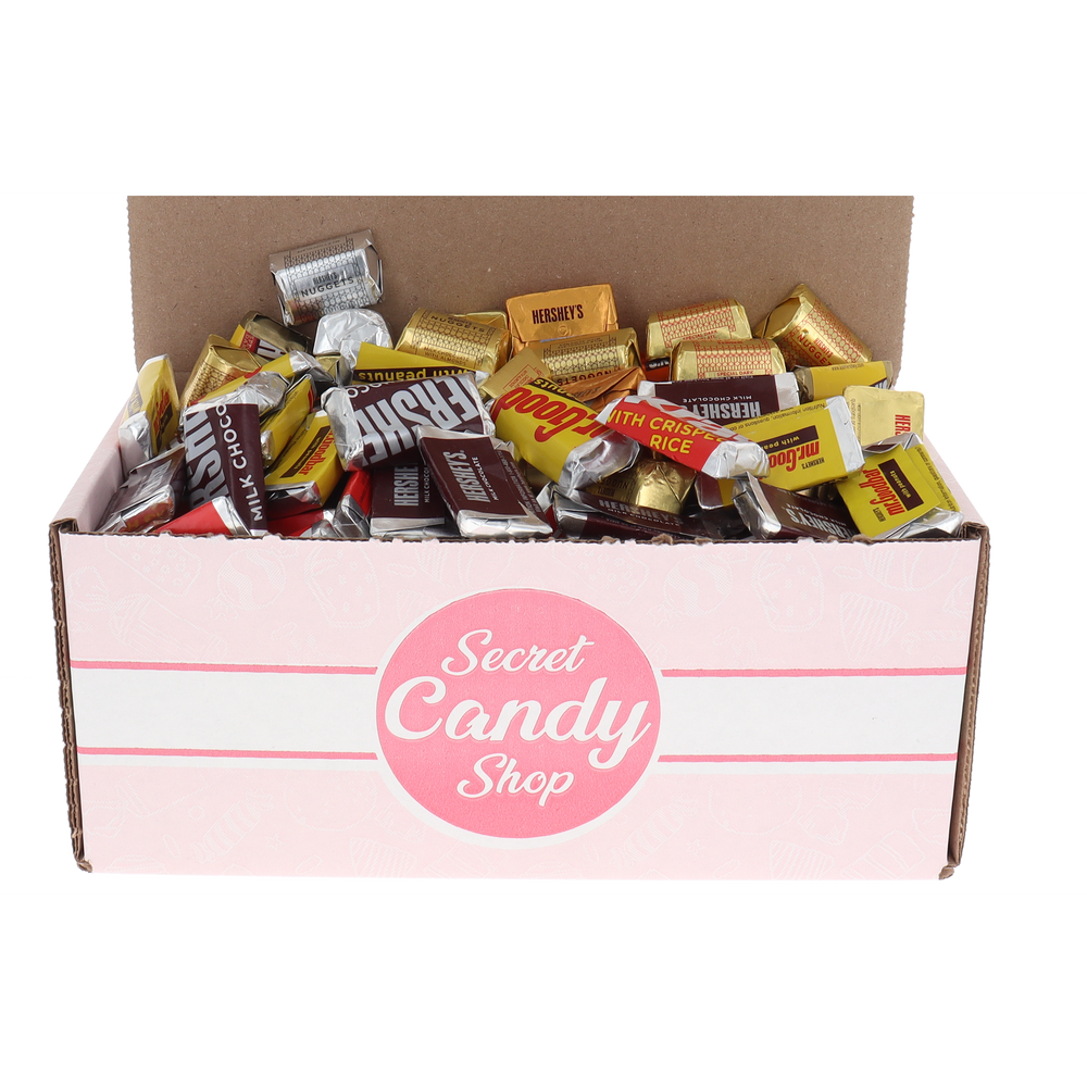 Hershey Miniatures and Hershey Nuggets Snack Size Mix (Individually Wrapped) Total of 10 Flavors