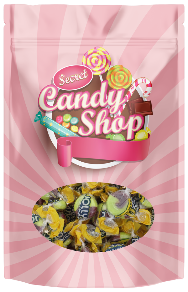Jolly Rancher Hard Candy Bulk in Box (Individually Wrapped) (2 in 1 Grape/Green Apple)