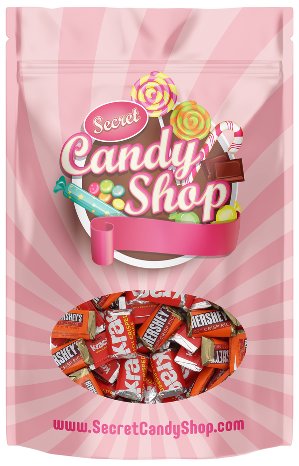 Krackel  and Special Dark with Crisp Rice Hershey Mini Mix (Individually Wrapped)