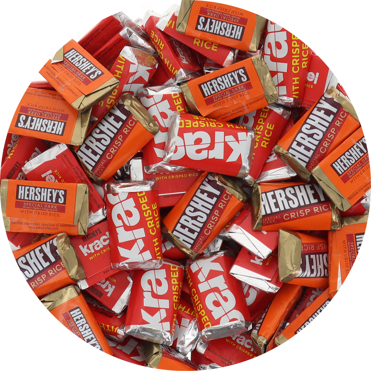 Krackel and Special Dark with Crisp Rice Hershey Mini Mix (Individuall