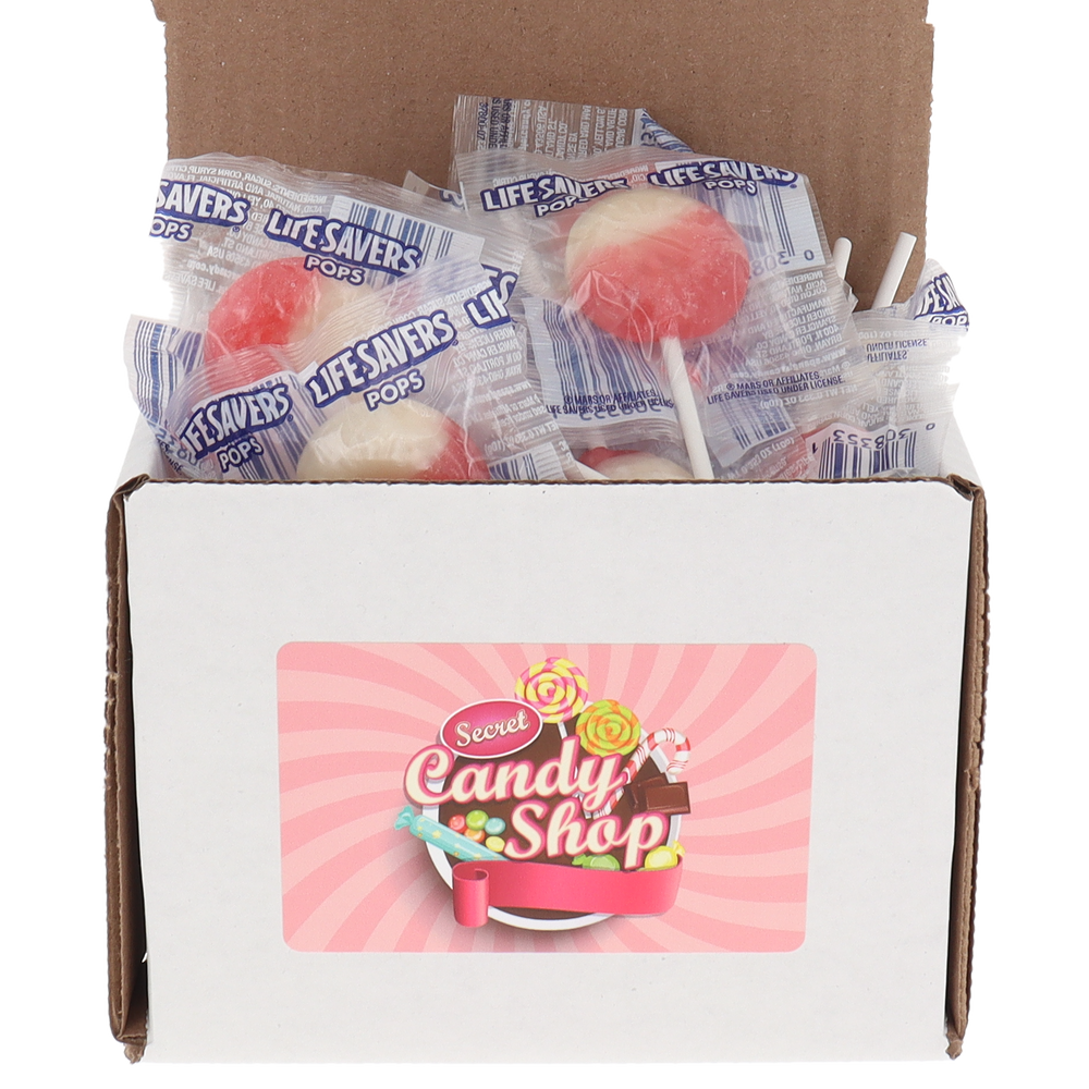 Life Savers Swirled Lollipops - Strawberry & Vanilla (Individually wrapped)