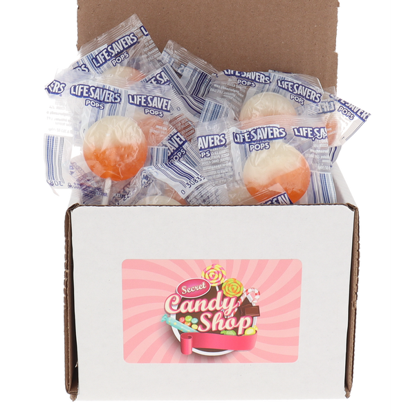 Life Savers Swirled Lollipops - Orange & Vanilla (Individually wrapped)
