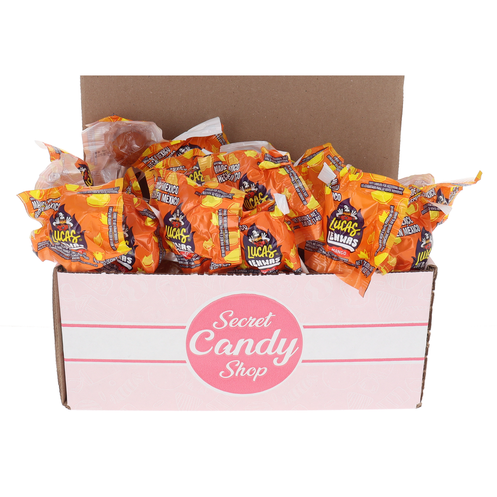 Lucas Lenwas Mango Lollipops (Individually Wrapped)