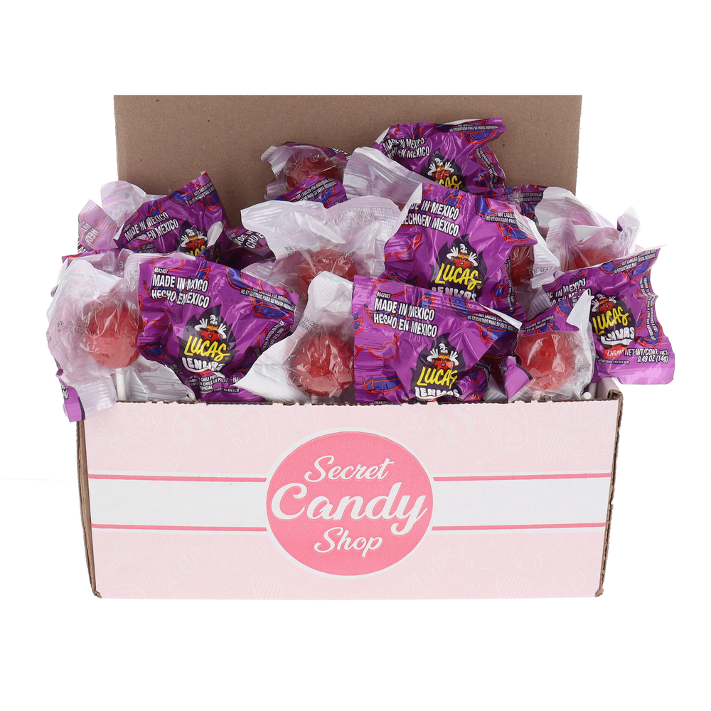 Lucas Lenwas Chamoy Lollipops (Individually Wrapped)