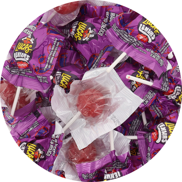 Lucas Lenwas Chamoy Lollipops (Individually Wrapped)