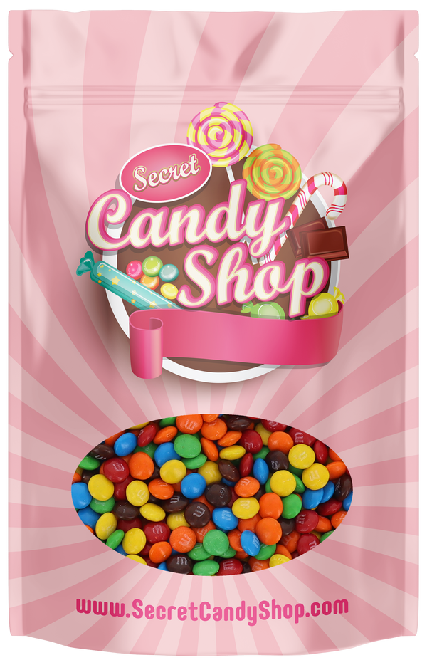 M&M Mini Milk Chocolate Candy Bulk (Unwrapped) In Resealable Bag Bulk