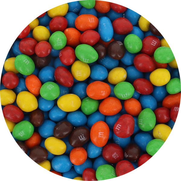 M&M Peanut Chocolate Covered Candy Bulk (Unwrapped) In One Color