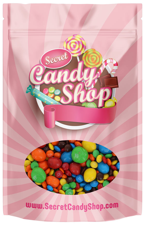 M&M Peanut & Milk Chocolate MIX Covered Candy Variety Bulk (Unwrapped) In Resealable Bag