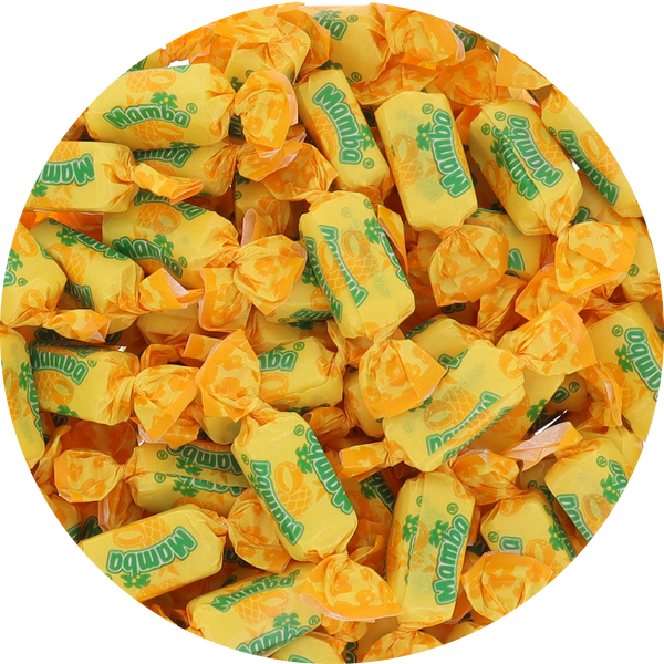 Mamba Fruit Chews – Pineapple Coconut Flavor (Individually Wrapped)