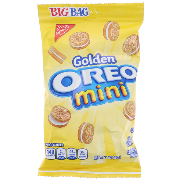 Oreo Golden Sandwich Cookies (Pack of 10. 2 Cookies Per Pack, total of 20 Cookies)