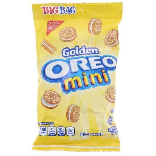 Oreo Golden Mini Sandwich Cookies (27 Cookies)