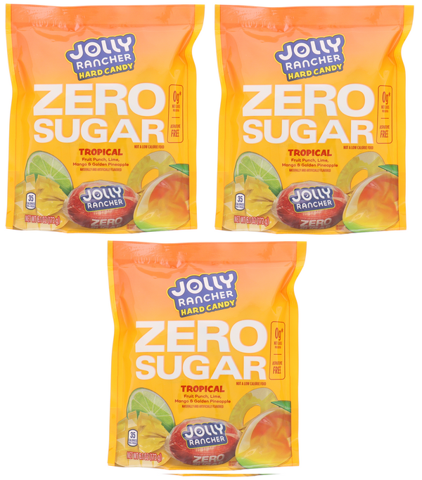 Jolly Rancher Zero Sugar Free Hard Candy Tropical