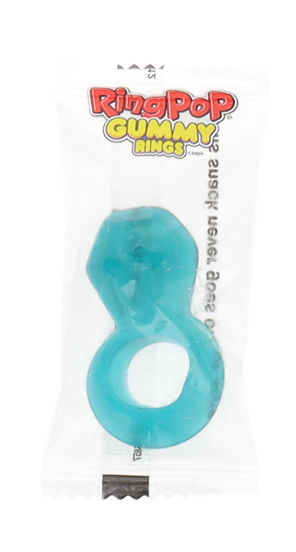Ring Pop Gummy Rings Candy (Individually Wrapped) - 4 Flavors Bulk in Box