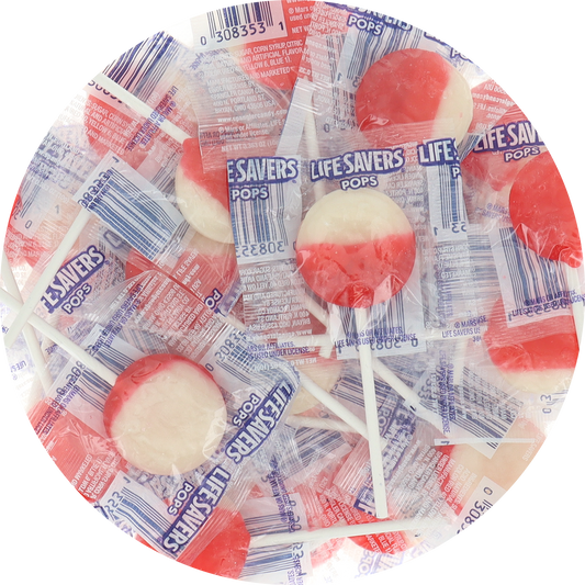 Life Savers Swirled Lollipops - Cherry & Vanilla (Individually wrapped)