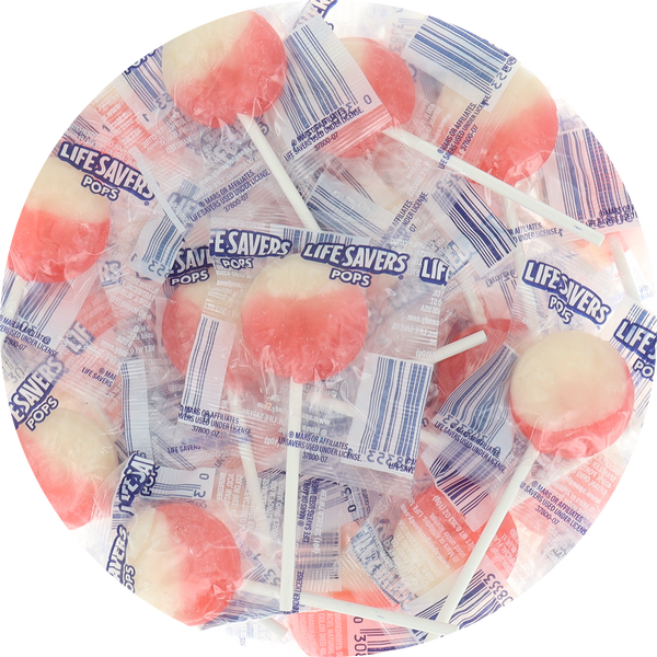 Life Savers Swirled Lollipops - Strawberry & Vanilla (Individually wrapped)