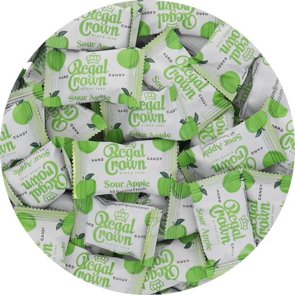 Regal Crown (Individually Wrapped) Sour Apple Hard Candy