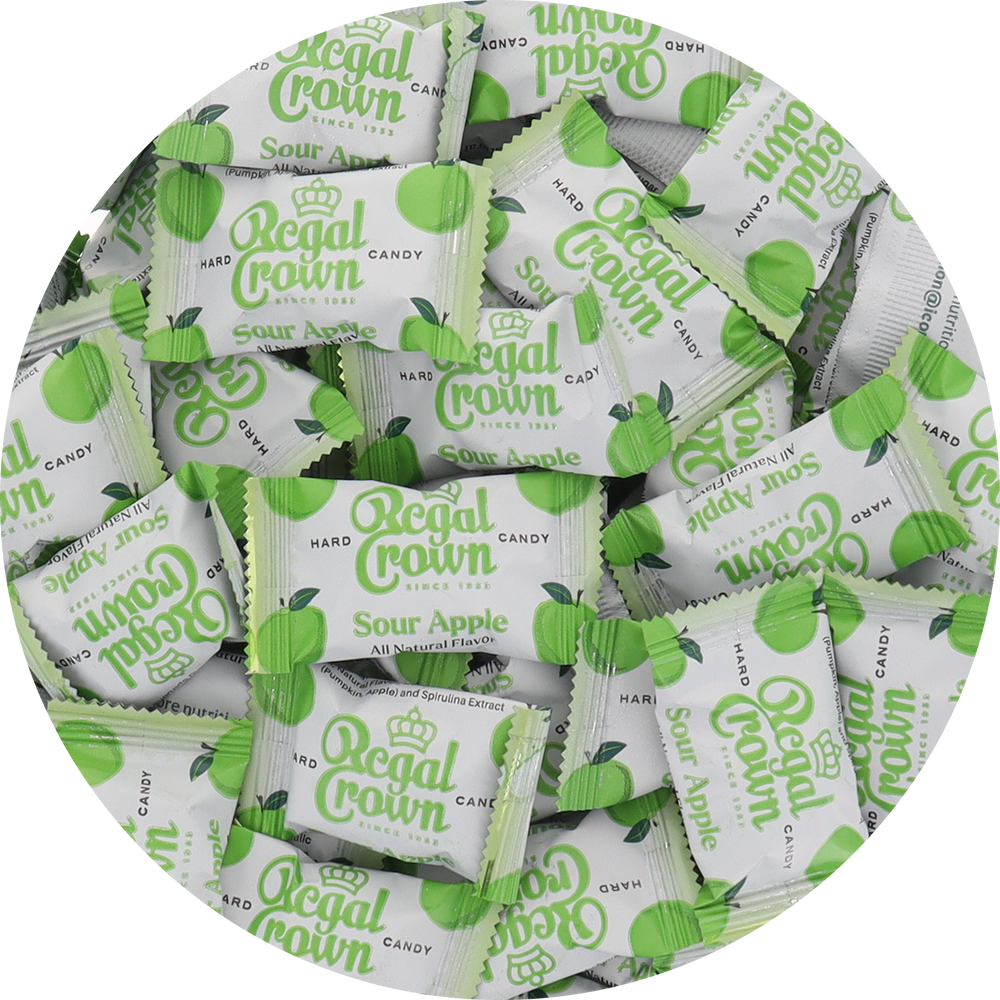 Regal Crown (Individually Wrapped) Sour Apple Hard Candy