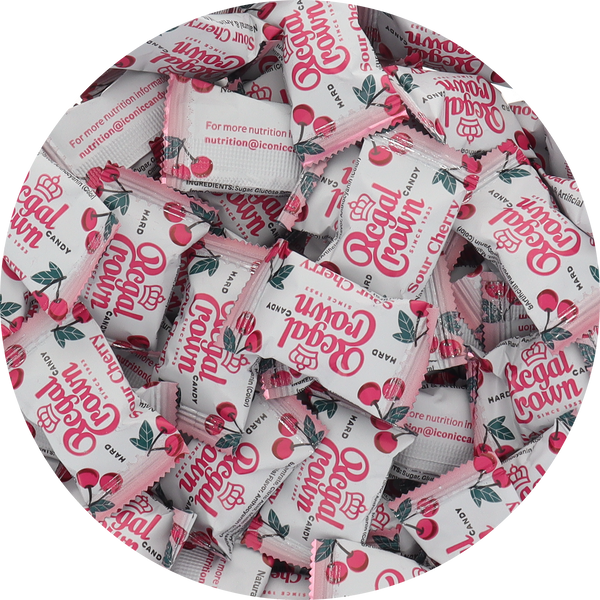 Regal Crown (Individually Wrapped) Sour Cherry Hard Candy